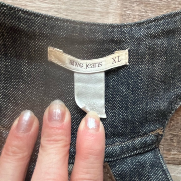 Mango Women's Dark Blue Denim Vest - Picture 2 of 7